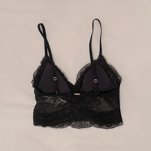 Abercrombie & Fitch Gilly Hicks Black Lace Bralette XS - Picture 2 of 2